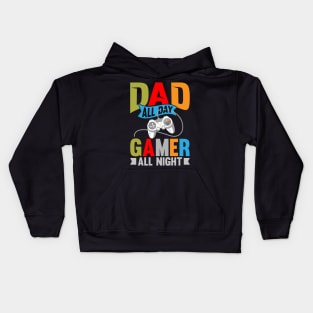 gamer dad gift Kids Hoodie